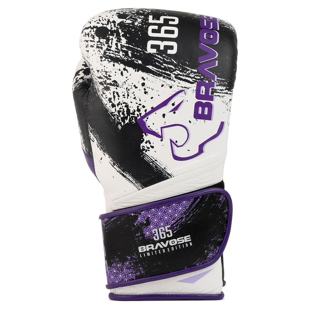 Bravose Limited Edition 16oz Velcro Boxing Gloves – Monochrome Splash Edition Bravose