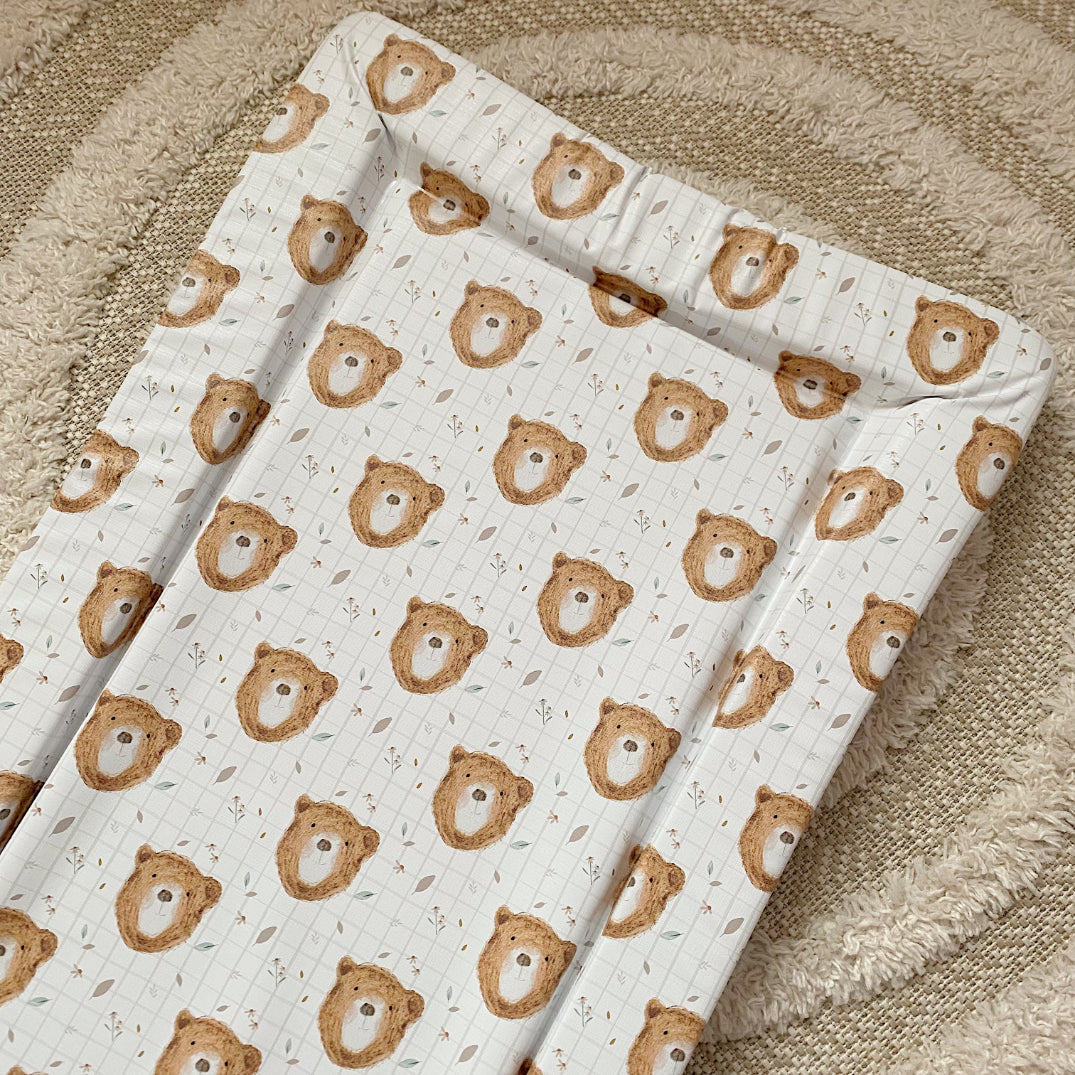 Standard Changing Mat - Bru Bear Print Bobbin and Bumble