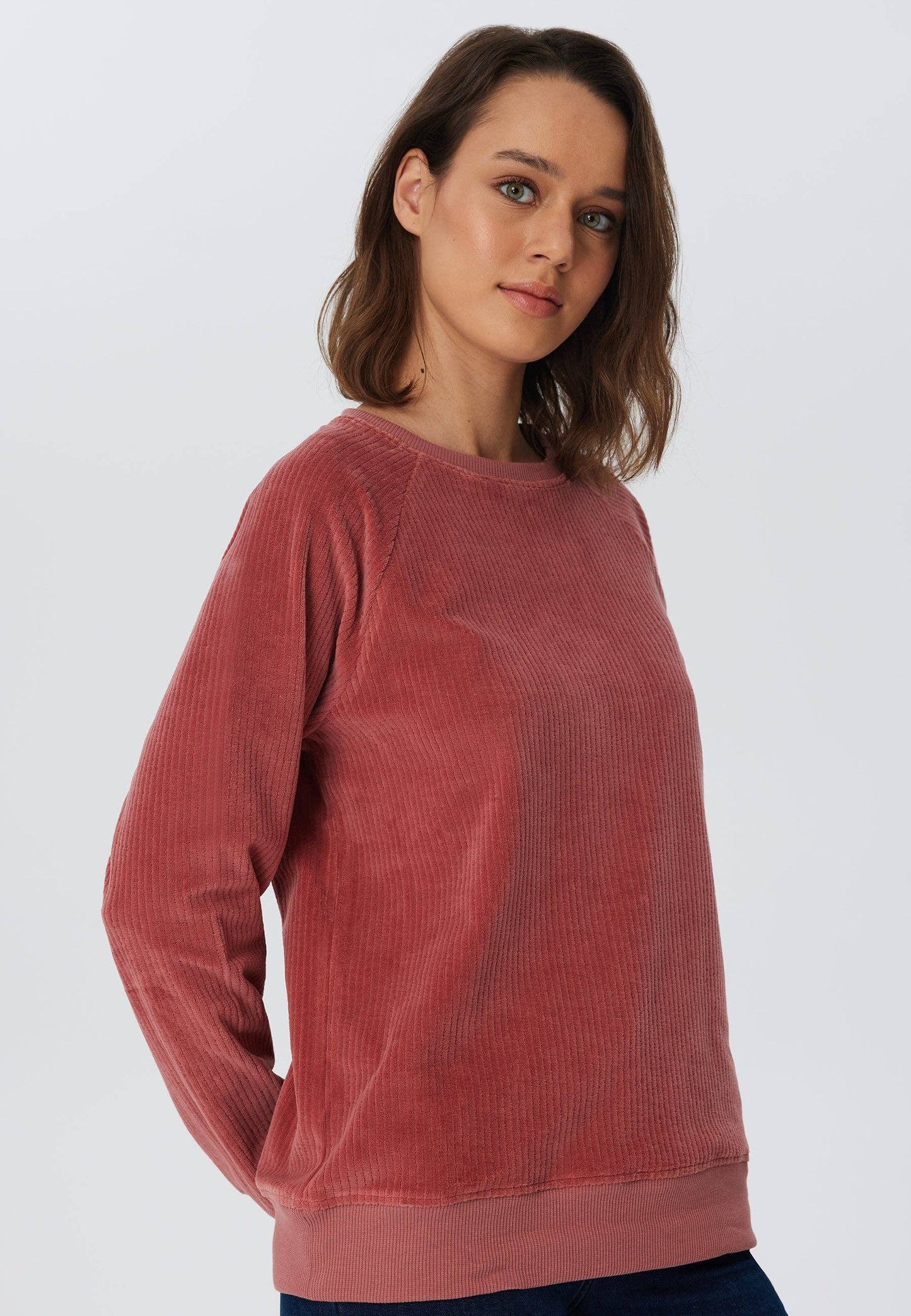 Organic Corduroy Sweatshirt: Womens Earth Wardrobe