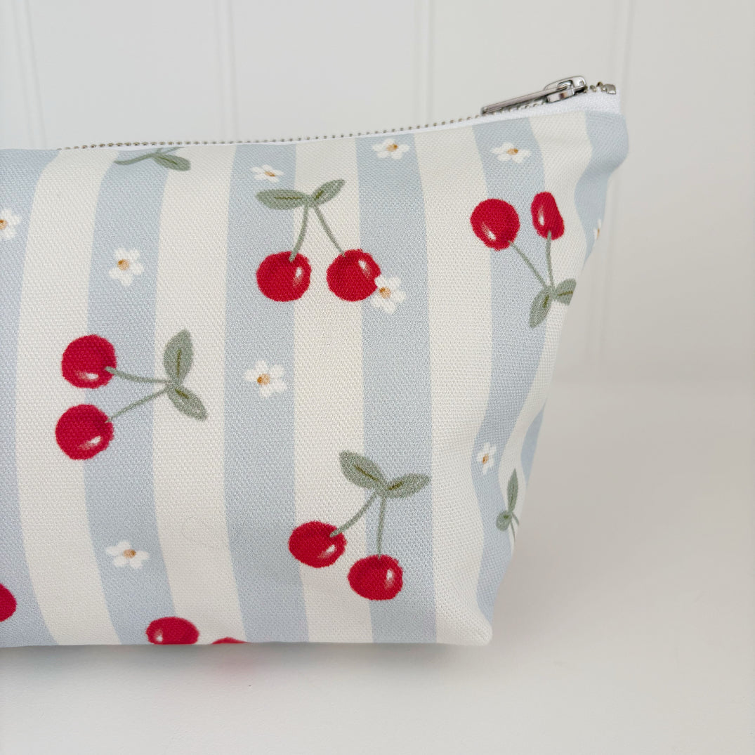 Nappy Wallet - Cherry Stripe Bobbin and Bumble