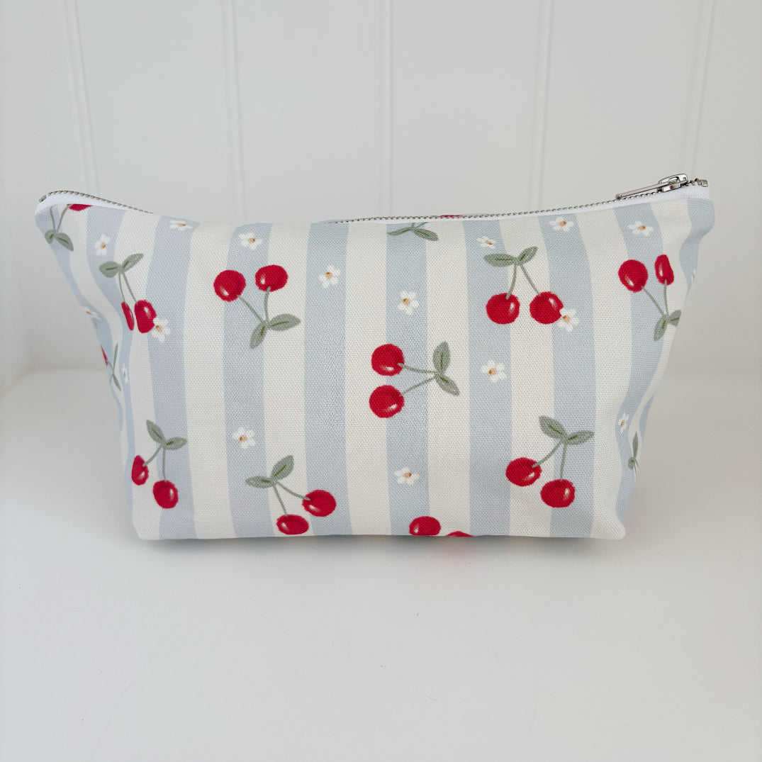 Nappy Wallet - Cherry Stripe Bobbin and Bumble
