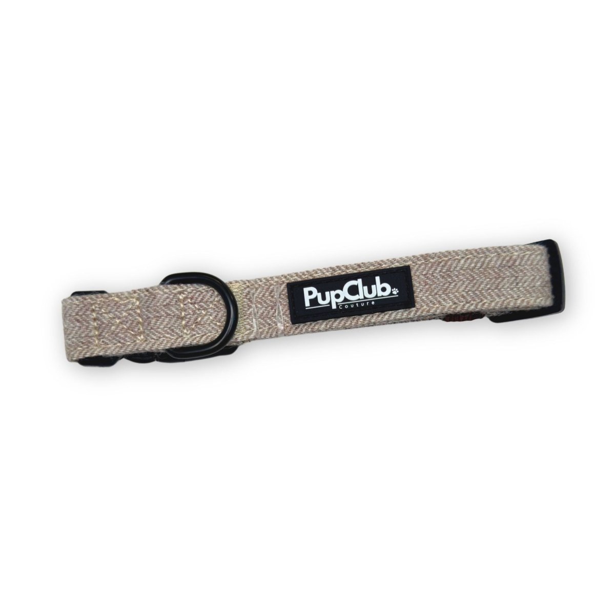 Collar - Tweed Brown PupClub Couture