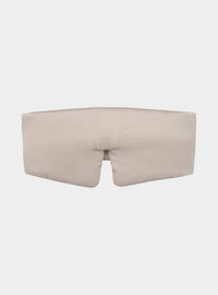 Soft Beige Silk Eye Mask