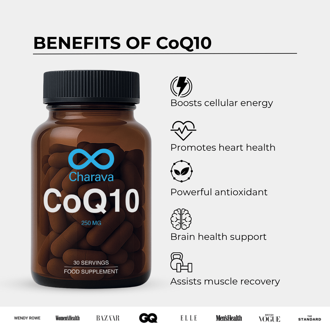 CoQ10 - Ubiquinone Coenzyme Q10 250mg Charava UK