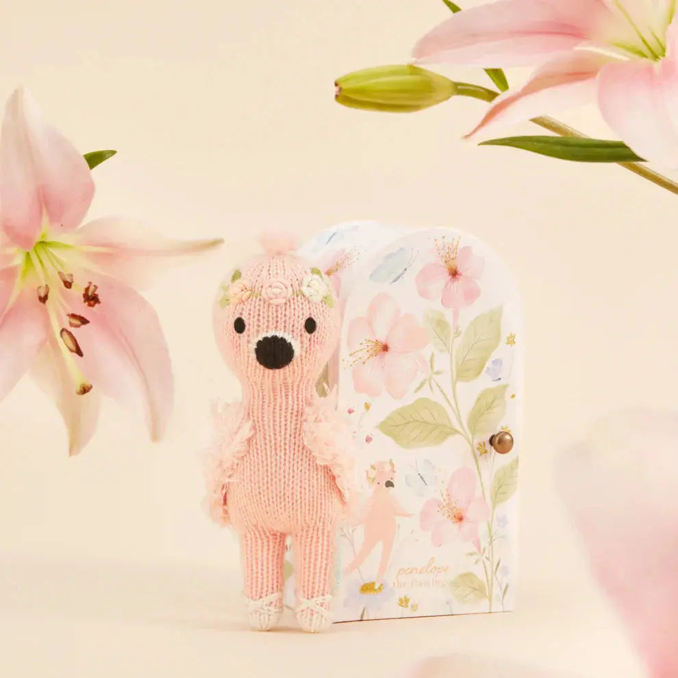 cuddle+kind - Tiny Collection in a Box - Penelope the Flamingo Cuddle+Kind