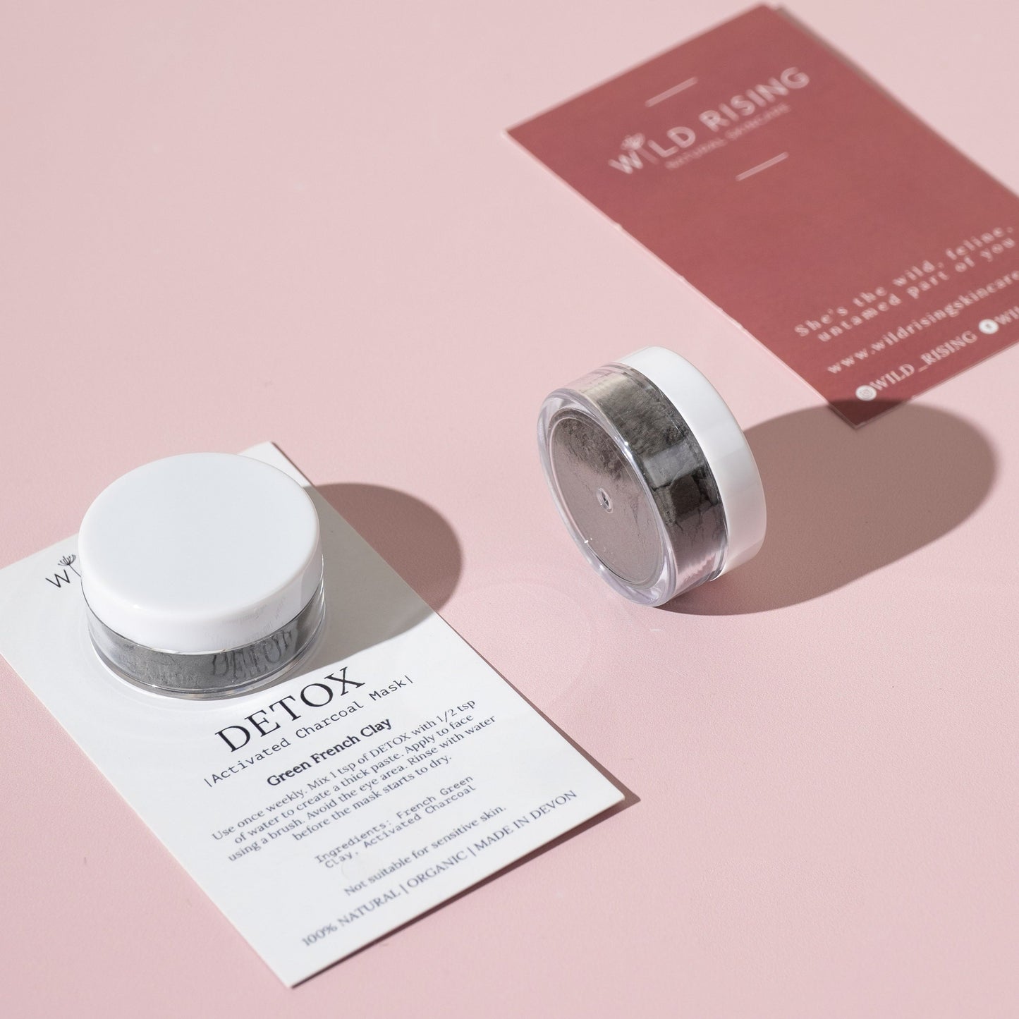 Detox Clay Face Mask Mini Wild Rising Skincare
