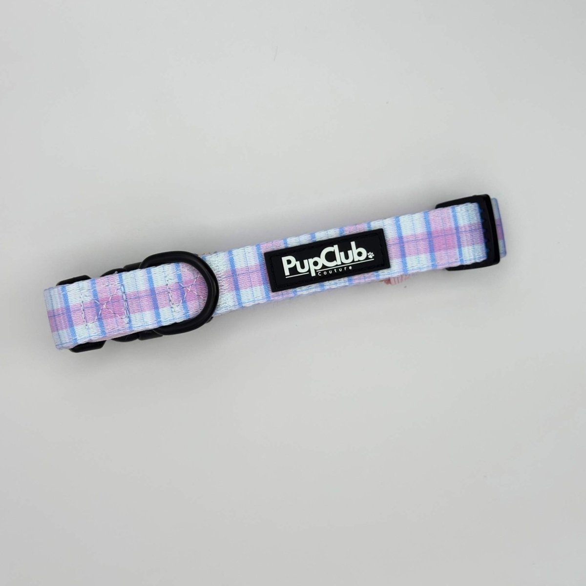 Collar - Pink Tartan PupClub Couture