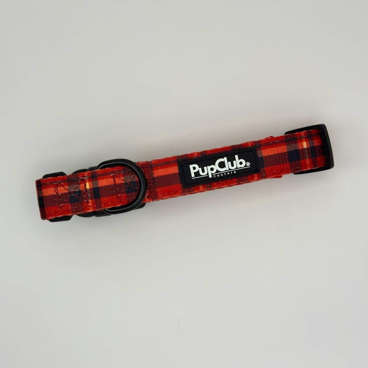 Collar - Red Tartan PupClub Couture