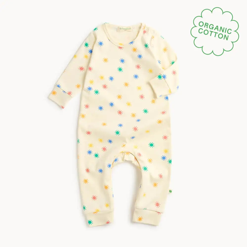 Dreamy - Rainbow Sunshine Organic Baby Playsuit The bonniemob
