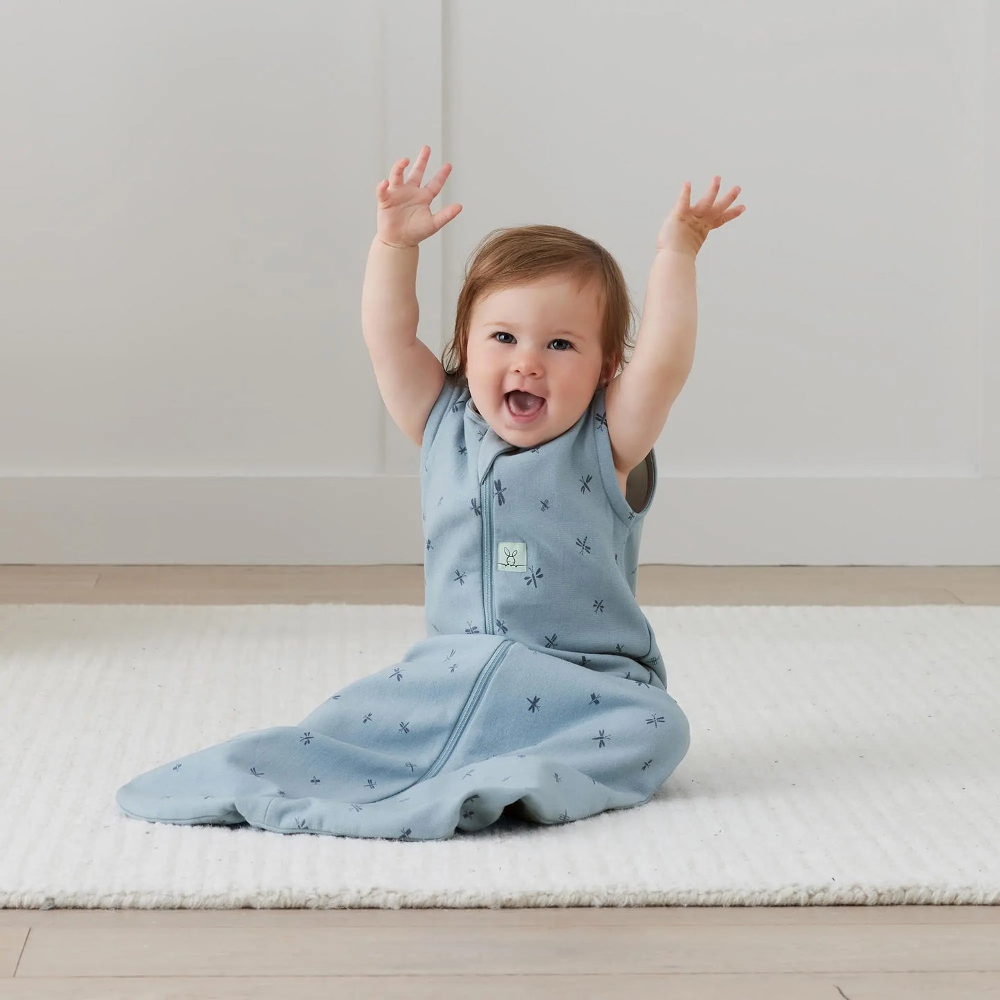ergoPouch - Organic Summer Jersey Sleeping Bag - Dragonflies 0.2 TOG ergoPouch