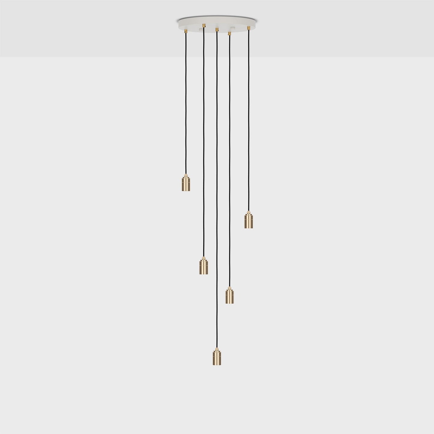 Five Pendant in Brass Tala