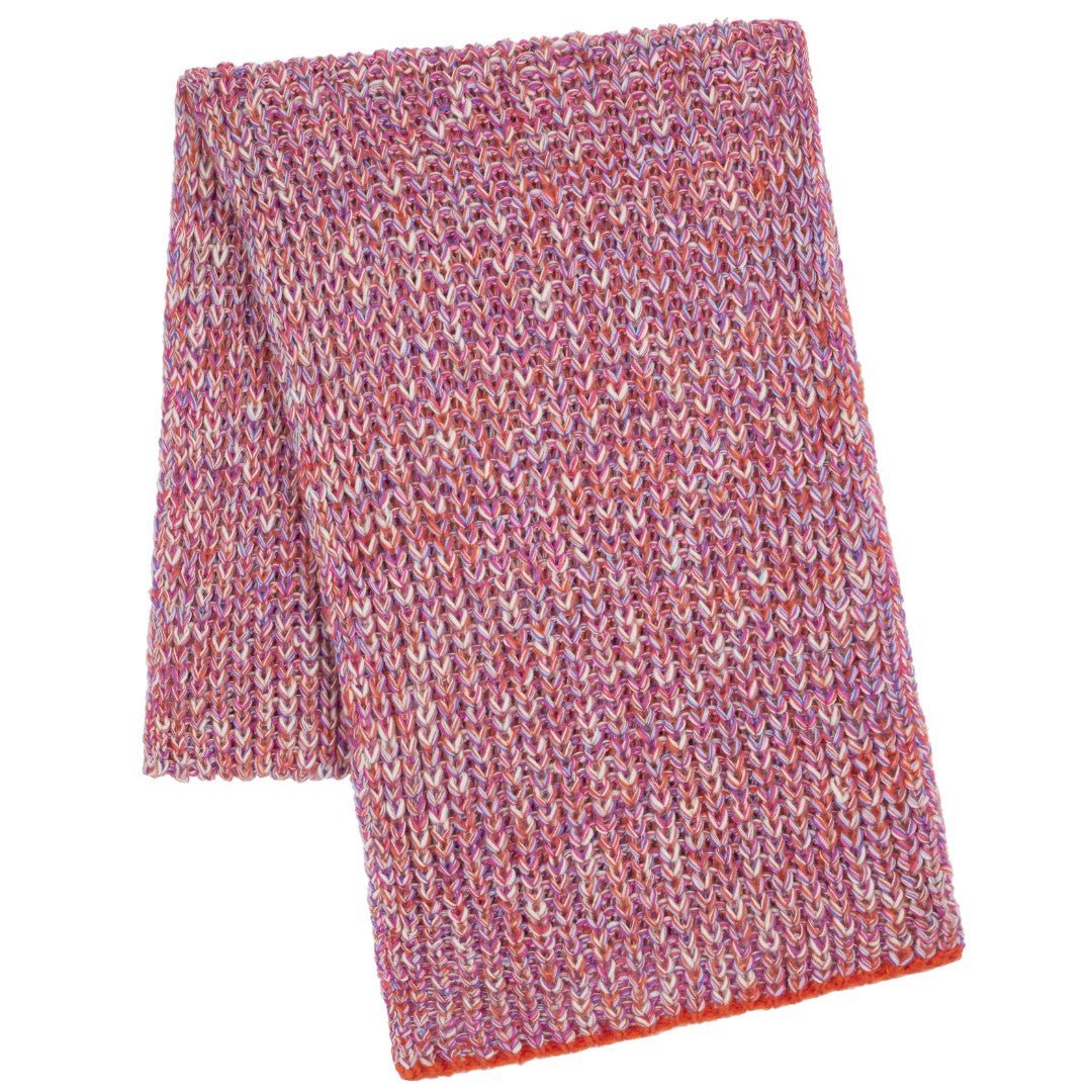 Florence Twist Oversized Knitted Scarf - Orange Cara & The Sky