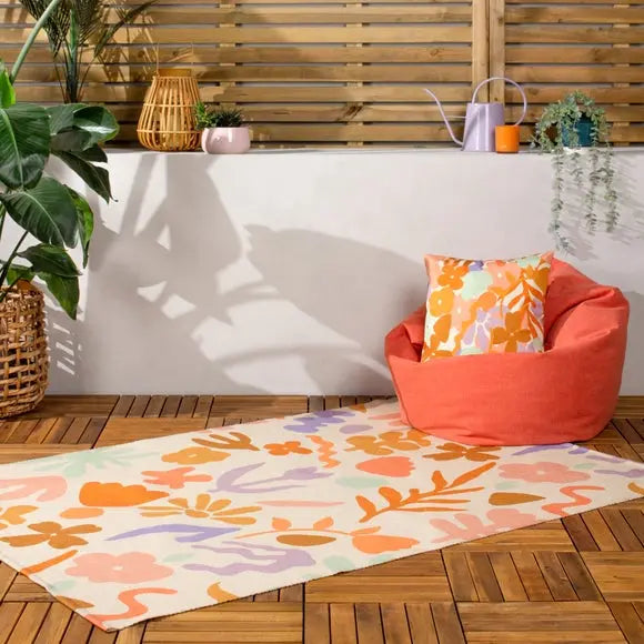 furn. Amelie Washable Indoor Outdoor Rug Dunelm