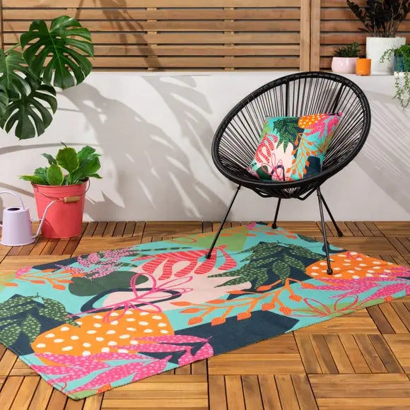 furn. Coralina Washable Indoor Outdoor Rug Dunelm