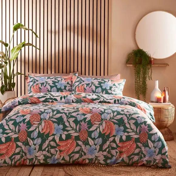 furn. Cypressa Duvet Cover & Pillowcase Set Dunelm