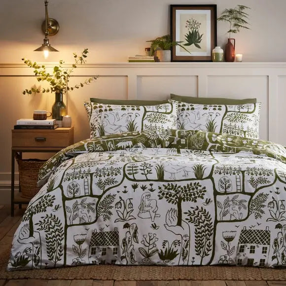 furn. Frida Duvet Cover & Pillowcase Set Dunelm