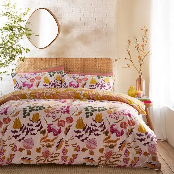 furn. Protea Duvet Cover & Pillowcase Set Dunelm