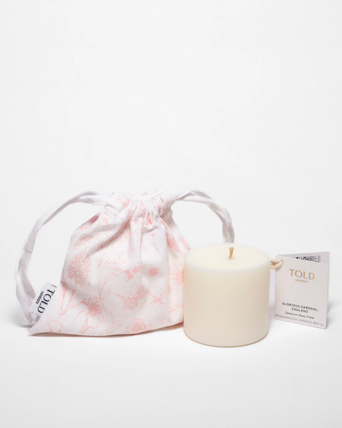 Glorious Gardens, England Candle Refill, 300g Told London