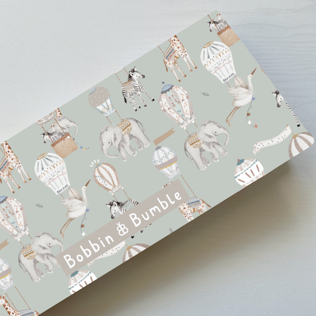 Travel Changing Mat - Hot Air Balloons Bobbin and Bumble