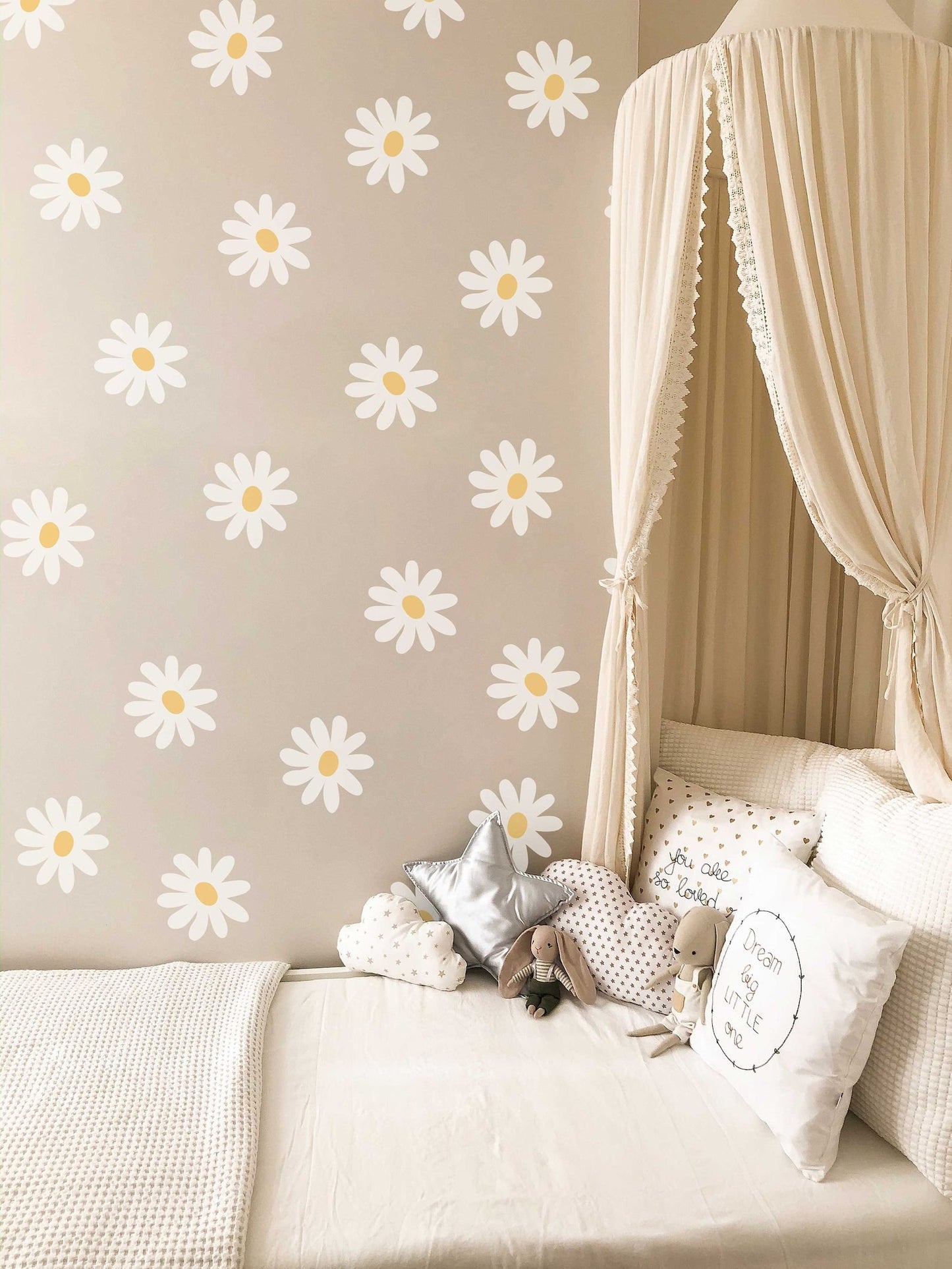 Daisy Flower Wall Decals | Nursery Decal Vinyl | Wall Decal | Wall Sticker ClickWalls