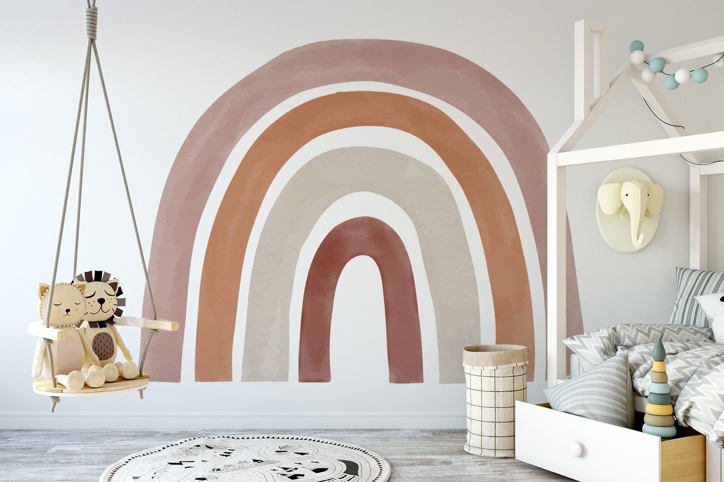 Watercolour Rainbow Decal ClickWalls