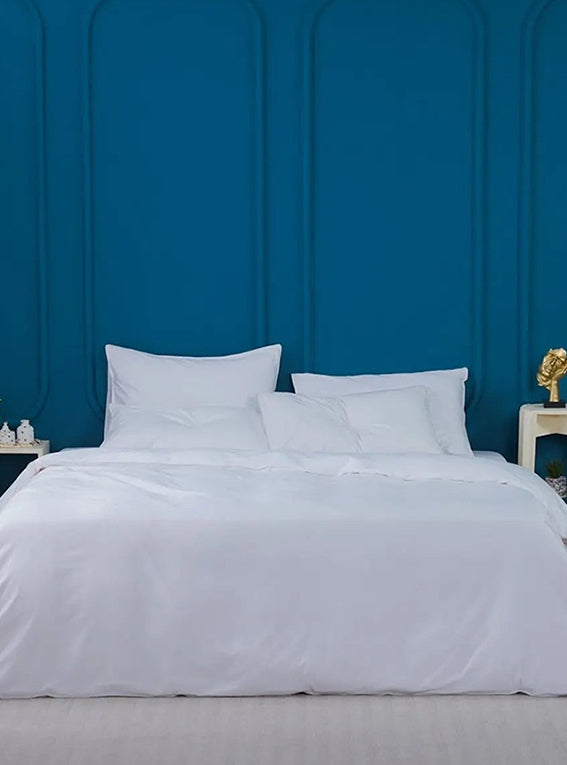 White Ackly Bamboo Duvet Cover SHEET STORY