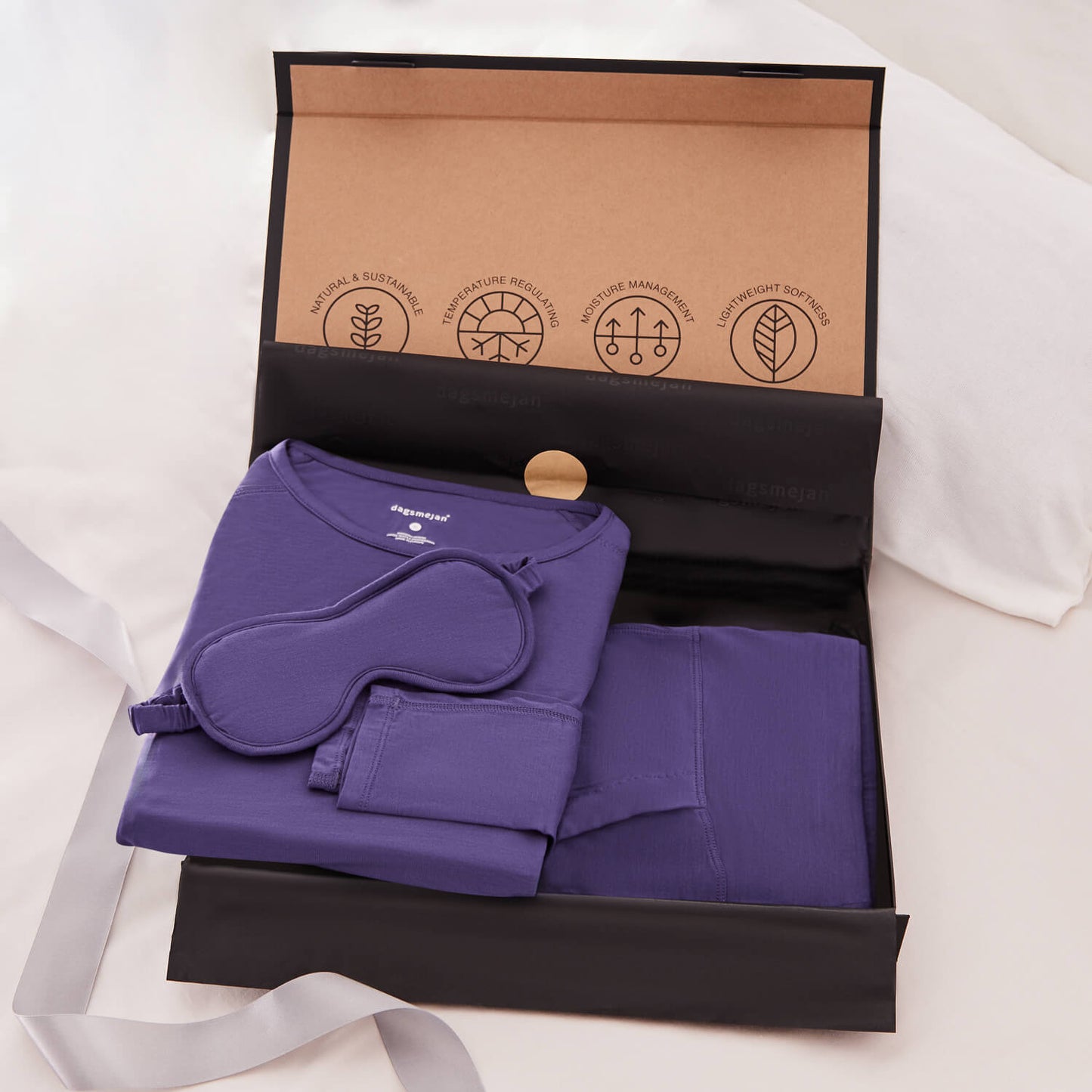Dagsmejan Women's Balance Gift Set - Deep purple