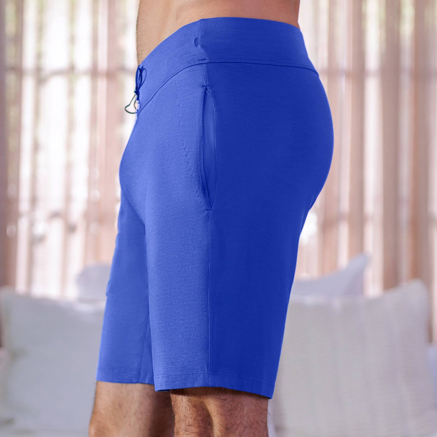 Dagsmejan Men's Balance Pajama Shorts - Sapphire Blue
