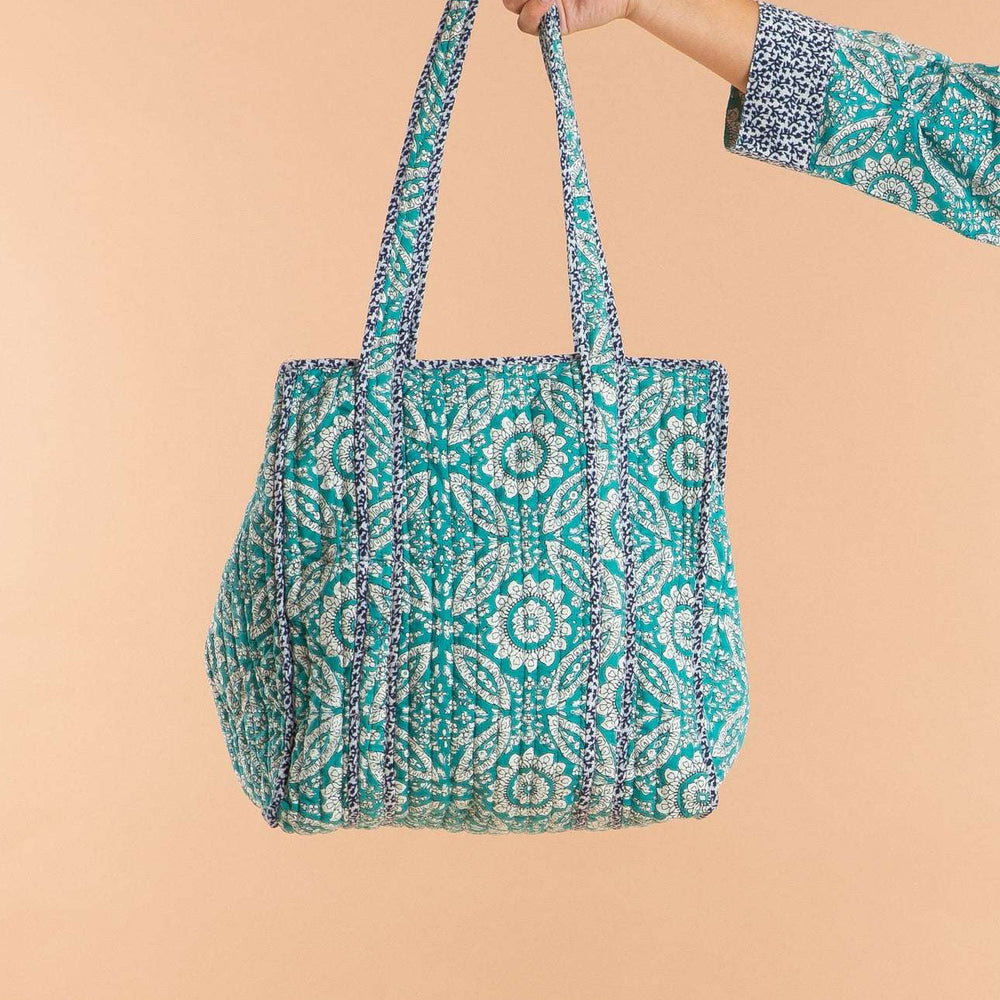Mediterranean Mosaic Tote Bag inara