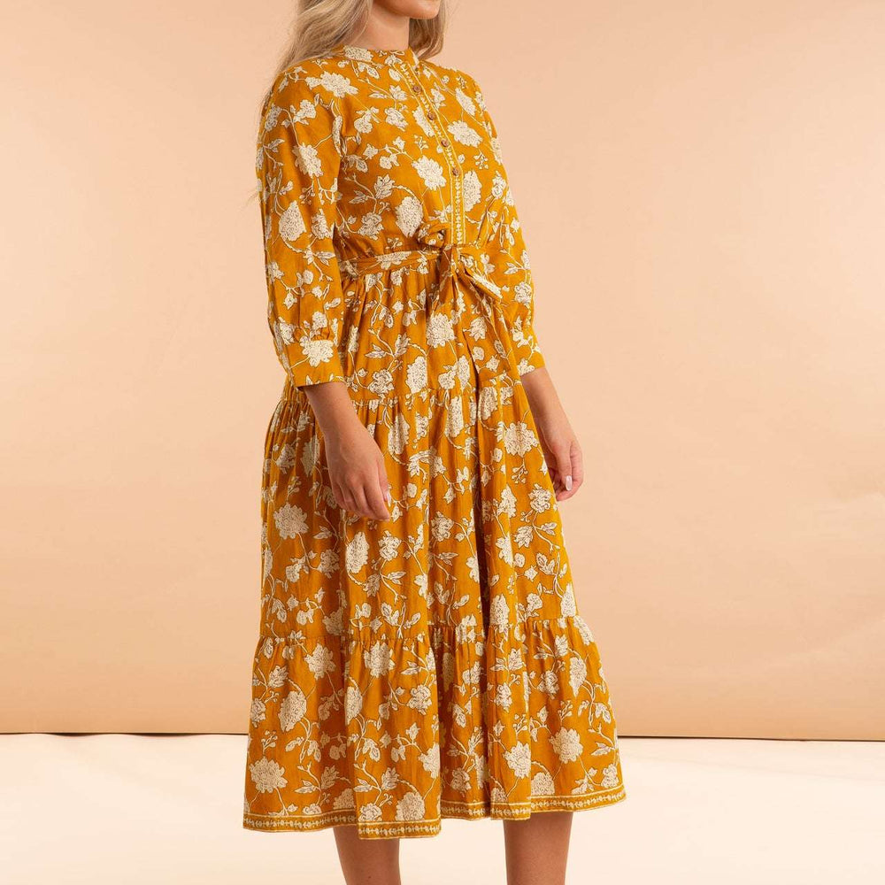 Golden Tulip Cotton Dress inara