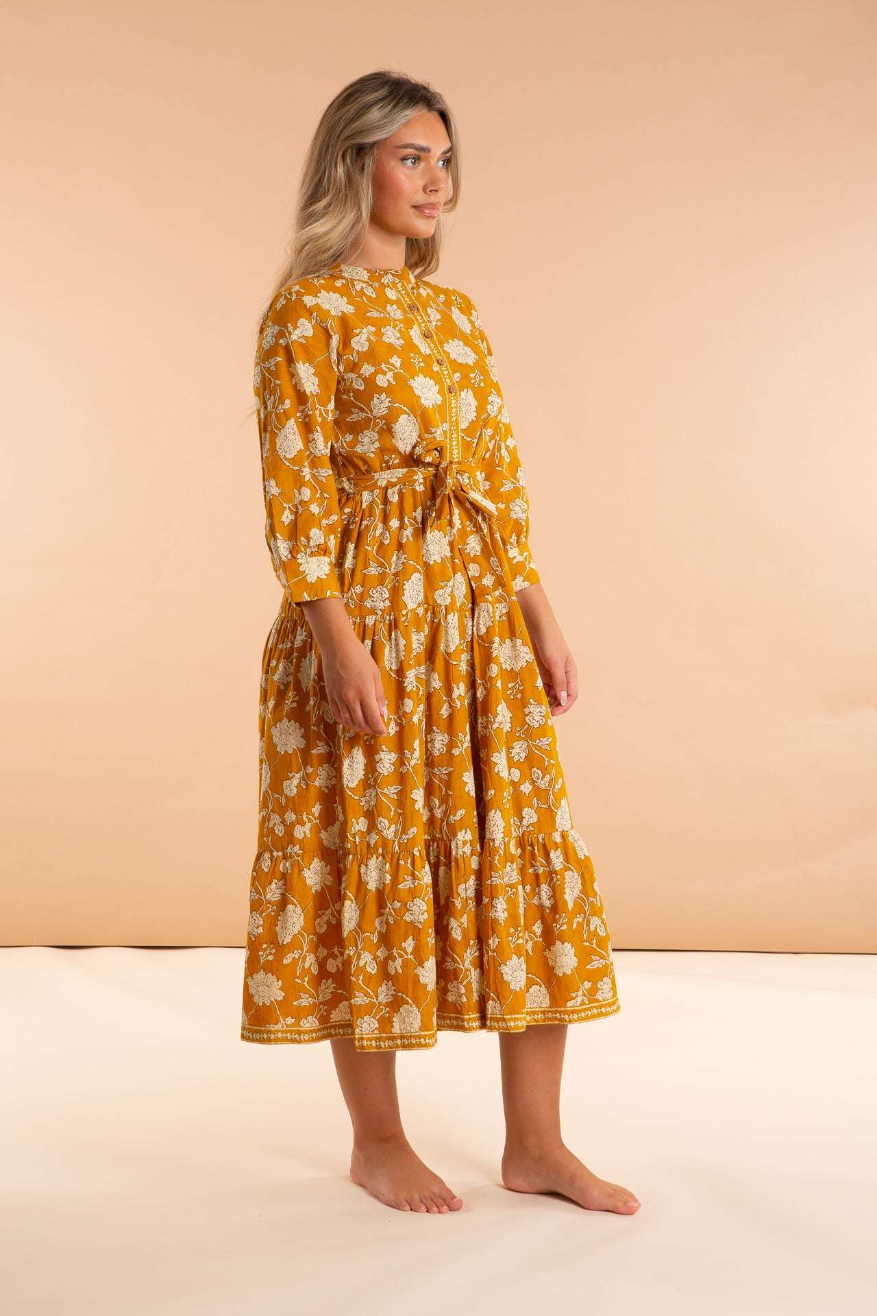 Golden Tulip Cotton Dress inara
