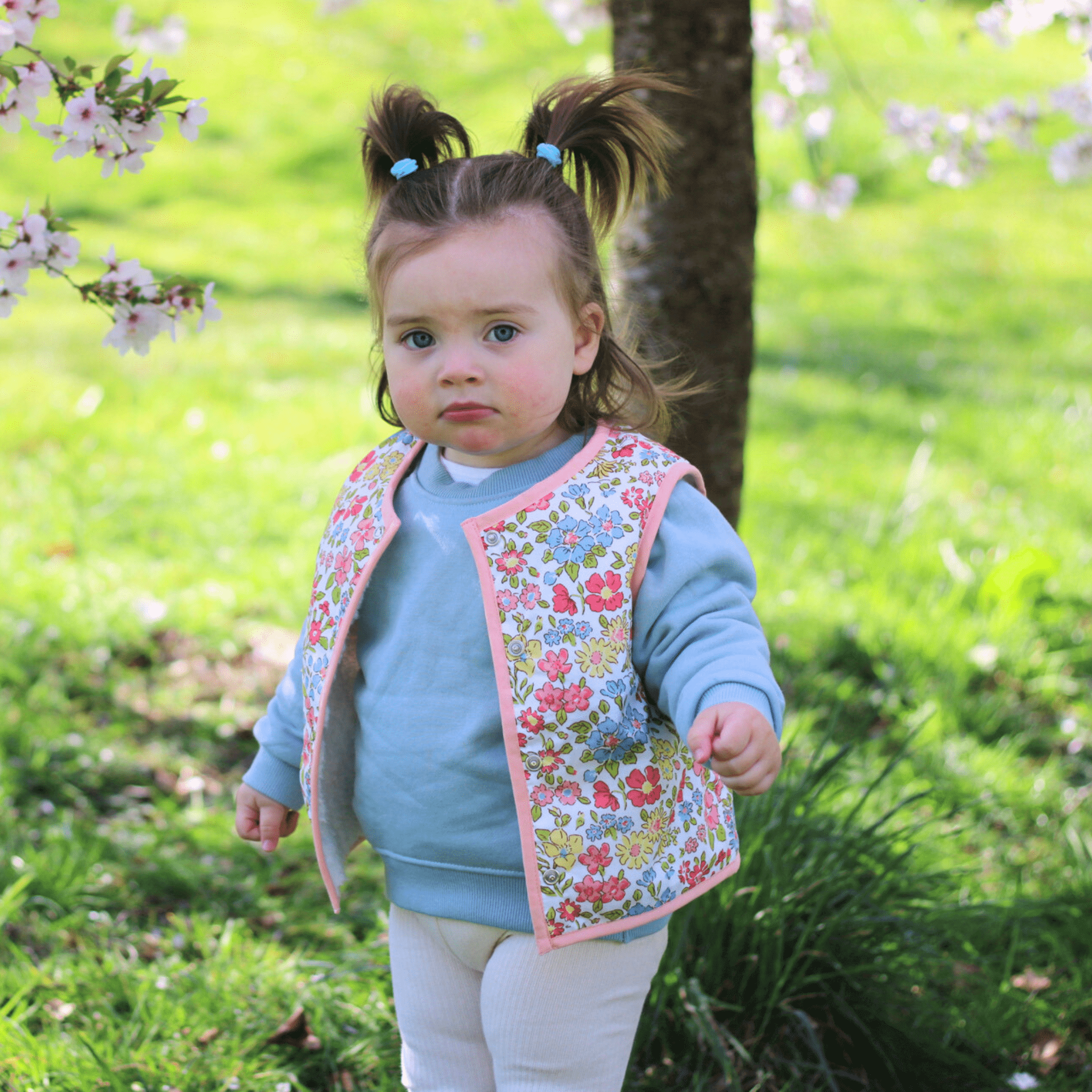 Kids Stylish Vest - Spring Floral – Myza