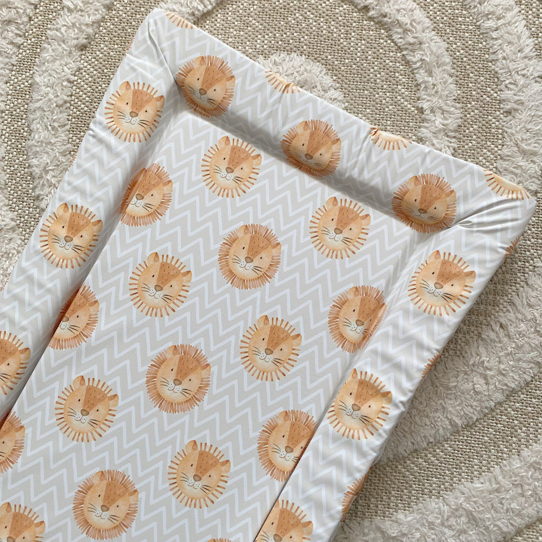 Standard Changing Mat - Leo Lion Print Bobbin and Bumble