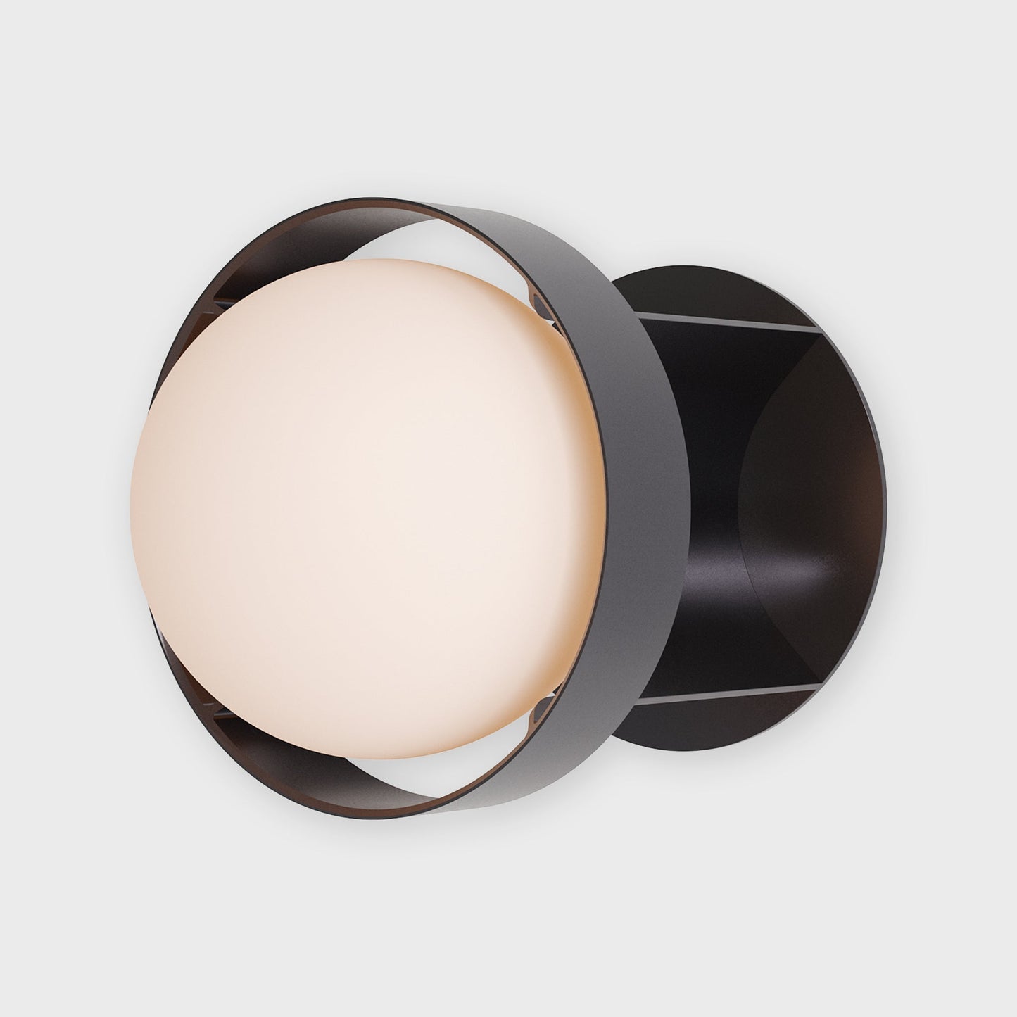 Loop Wall Light in Dark Grey + Sphere IV Tala