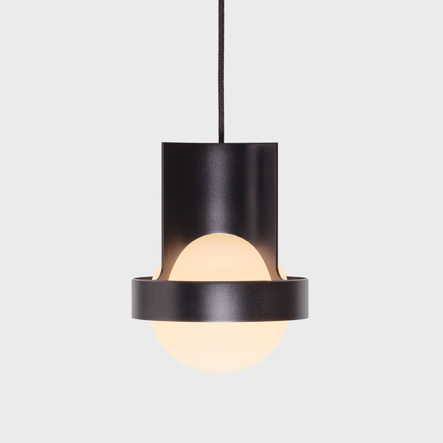 Loop Single Pendant in Dark Grey + Sphere IV Tala