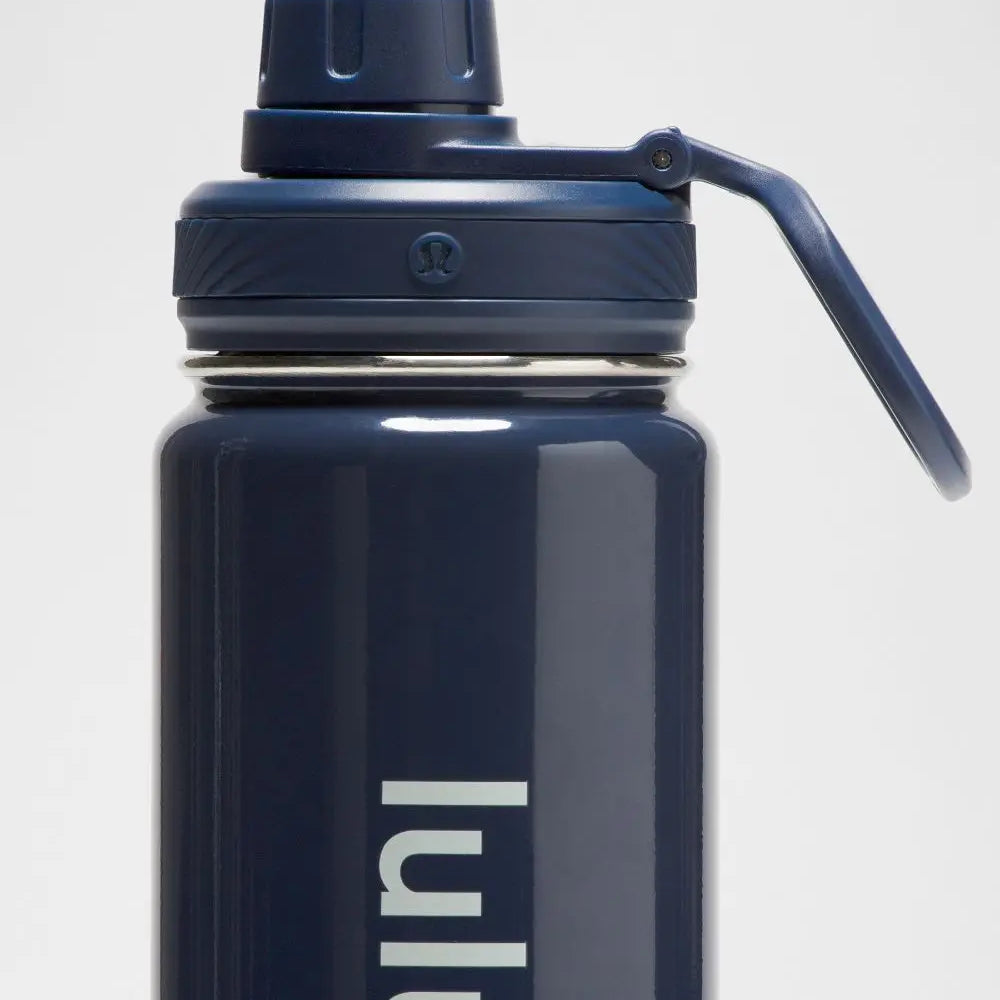 lululemon Club Blue/Starch Blue Back to Life Sport Bottle 24oz Shine Lululemon