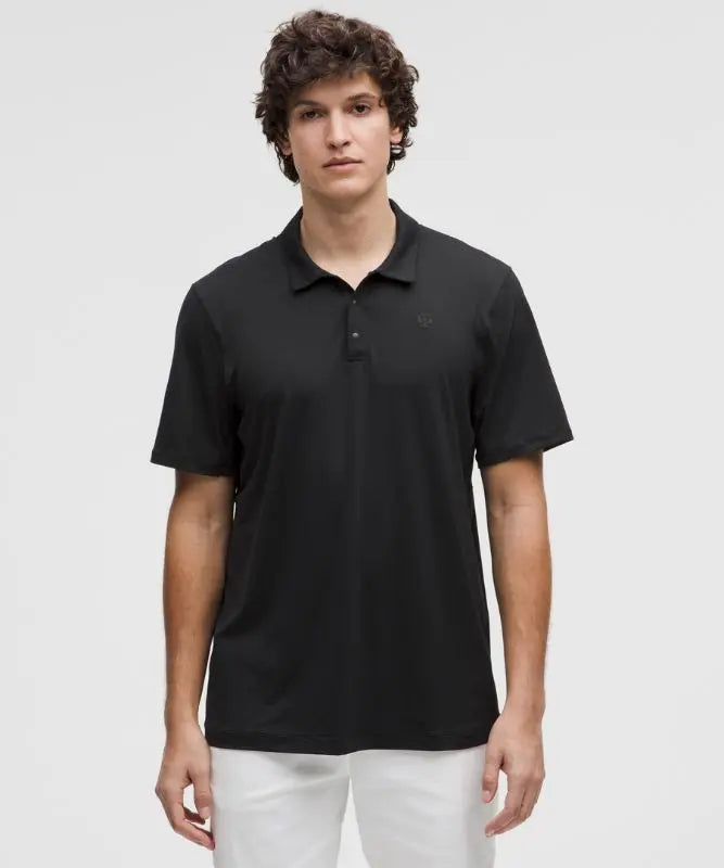 lululemon Men's Logo Sport Polo Short-Sleeve Fit Lululemon