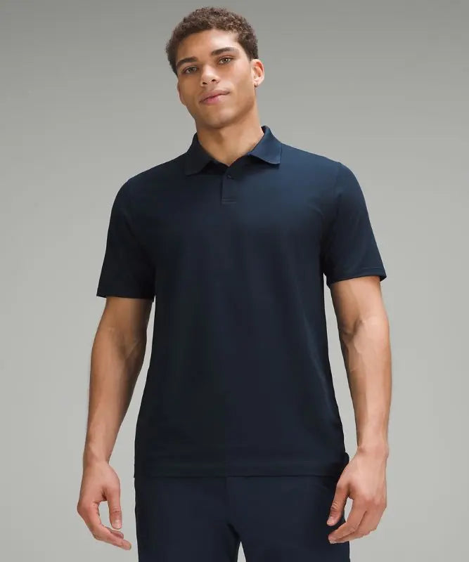 lululemon Men's Pique Classic-Fit Short-Sleeve Polo Shirt Lululemon