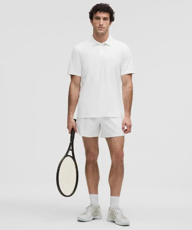 lululemon Men's UV-Protective Striped Tennis Polo Shirt Lululemon