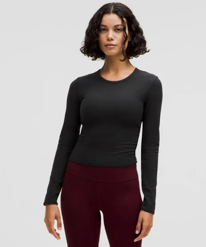 lululemon Women's All It Takes Back-Twist Ribbed Long-Sleeve Shirt Lululemon