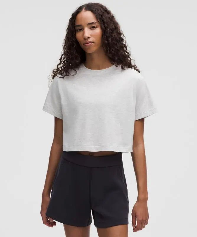 lululemon Women's All Yours Organic Cropped T-Shirt Lululemon