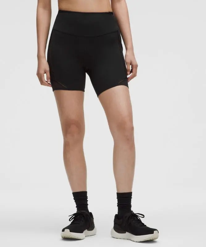 lululemon Women's Fast and Free High-Rise Lace Trim Shorts 5 Pocket 6" Lululemon