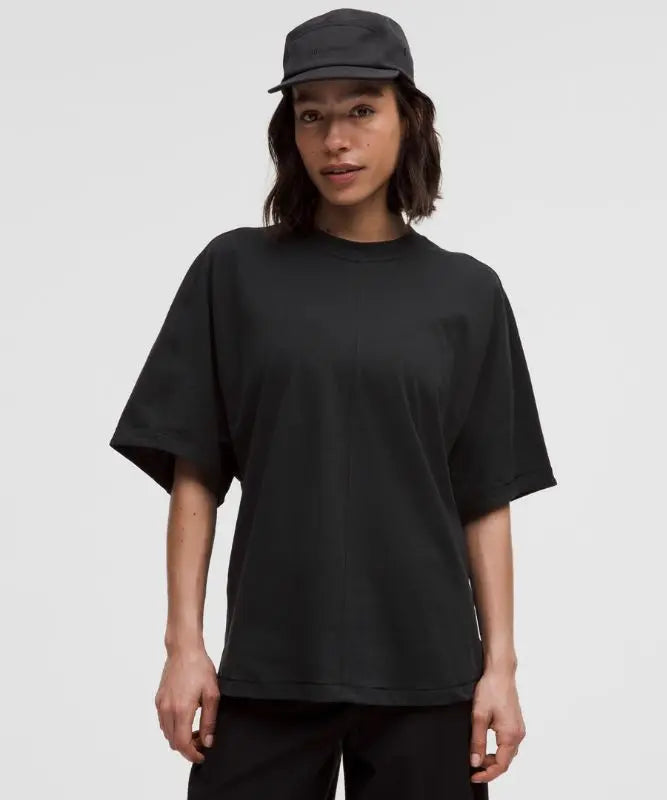 lululemon Women's Jersey Oversized Dolman Tee Stitch Detail Lululemon