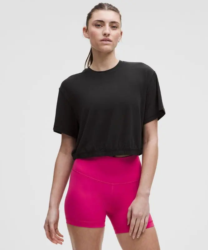 lululemon Women's Jersey Training Elastic-Hem Short-Sleeve Shirt Lululemon