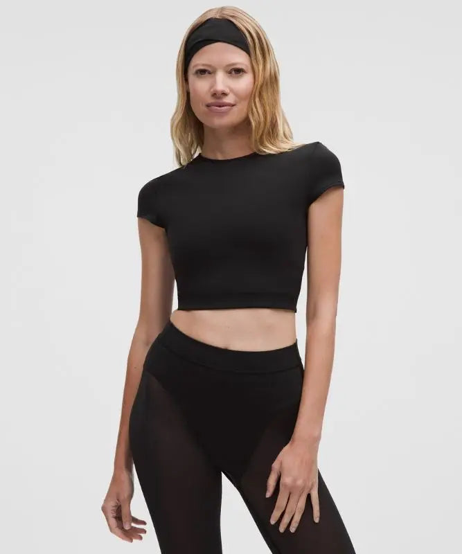 lululemon Women's Nulu Mesh-Back Baby Tee Lululemon