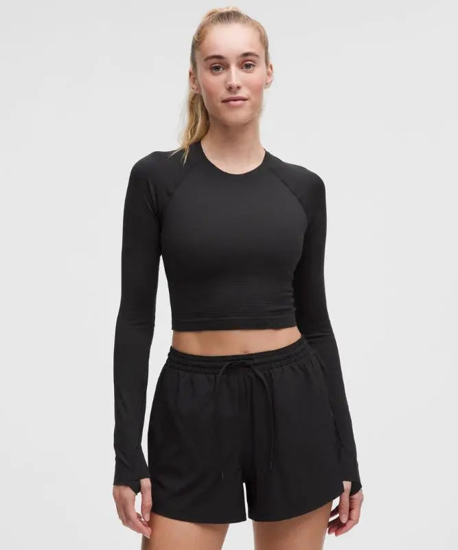 lululemon Women's Swiftly Tech Cropped Long-Sleeve Shirt 2.4 Lululemon