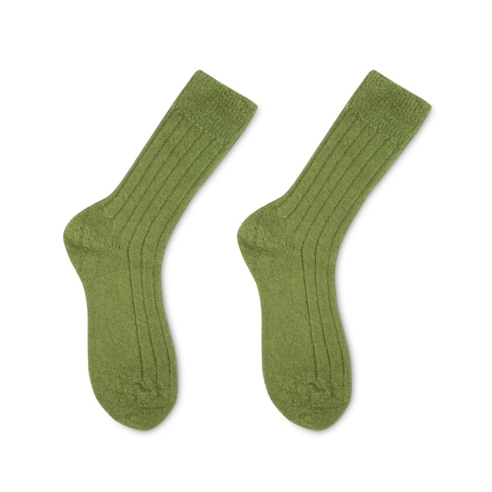 Luxury lounge socks in British alpaca - Green Heating & Plumbing London
