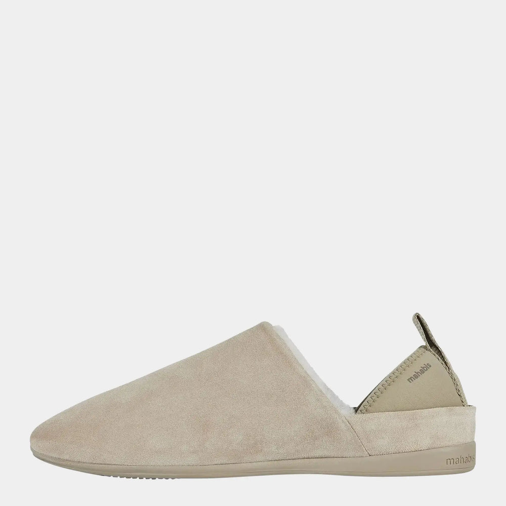 mahabis verbier in beige suede Mahabis