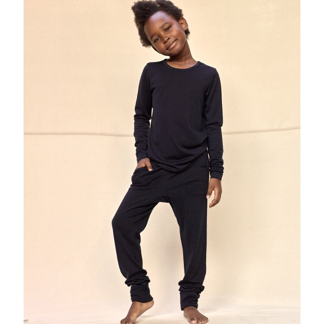 Merino Long Sleeve, Midnight Smalls Merino
