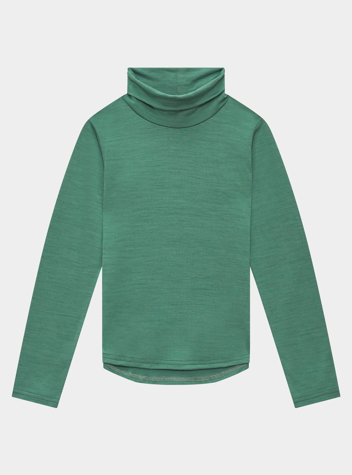 Merino Polo Neck, Emerald Green Smalls Merino